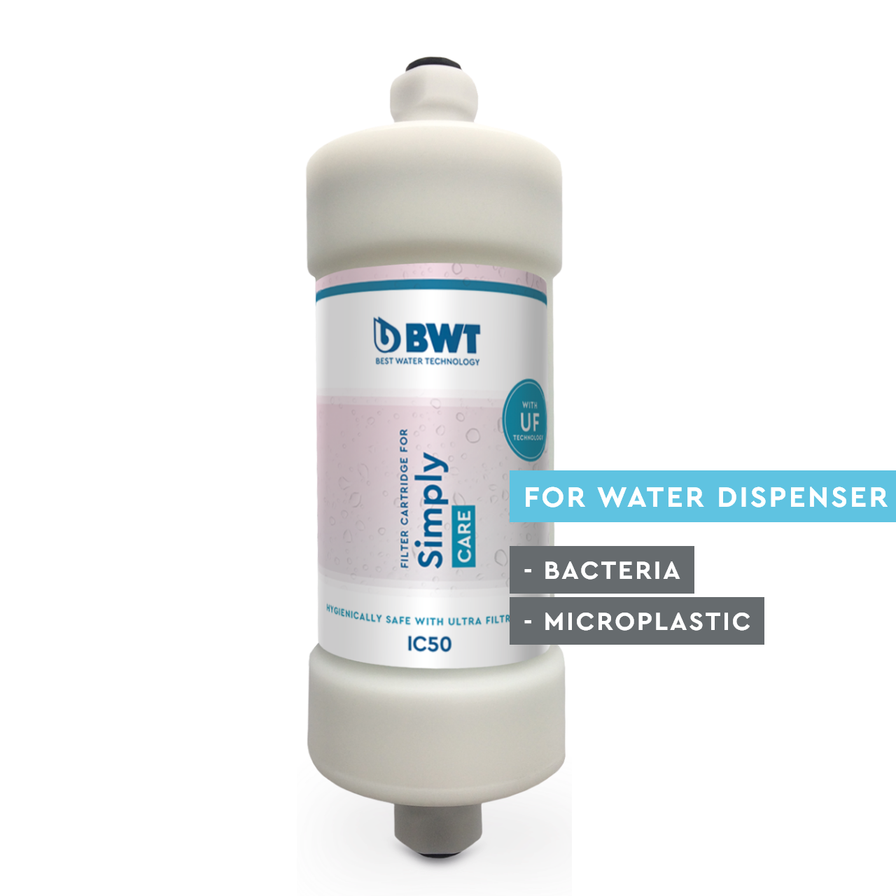 BWT filter cartridges for water filters and water dispensers