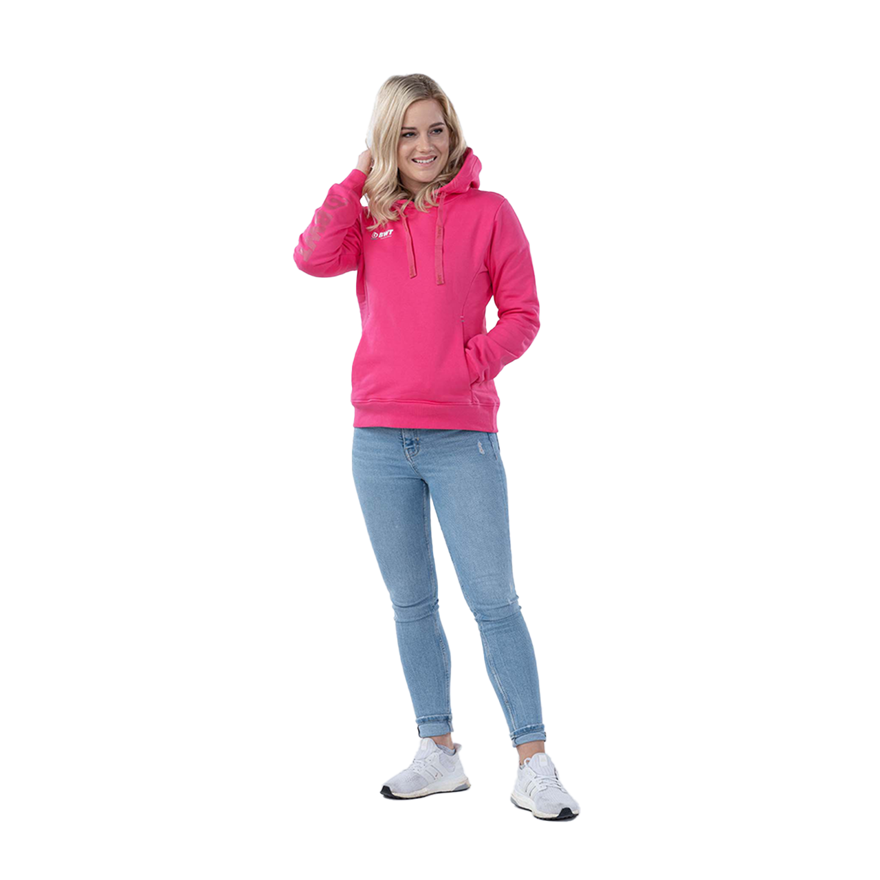 Hoodie Dames Magenta