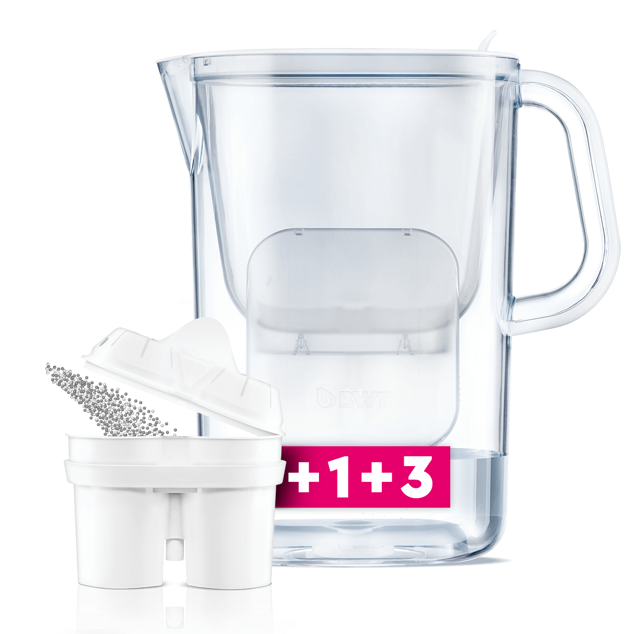 BWT Caraffa filtrante 2,6 litri con filtro e timer manuale Vida petrol :  : Casa e cucina