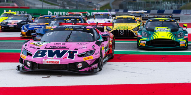 Emil Frey Racing BWT Sponsoring on Ferrari